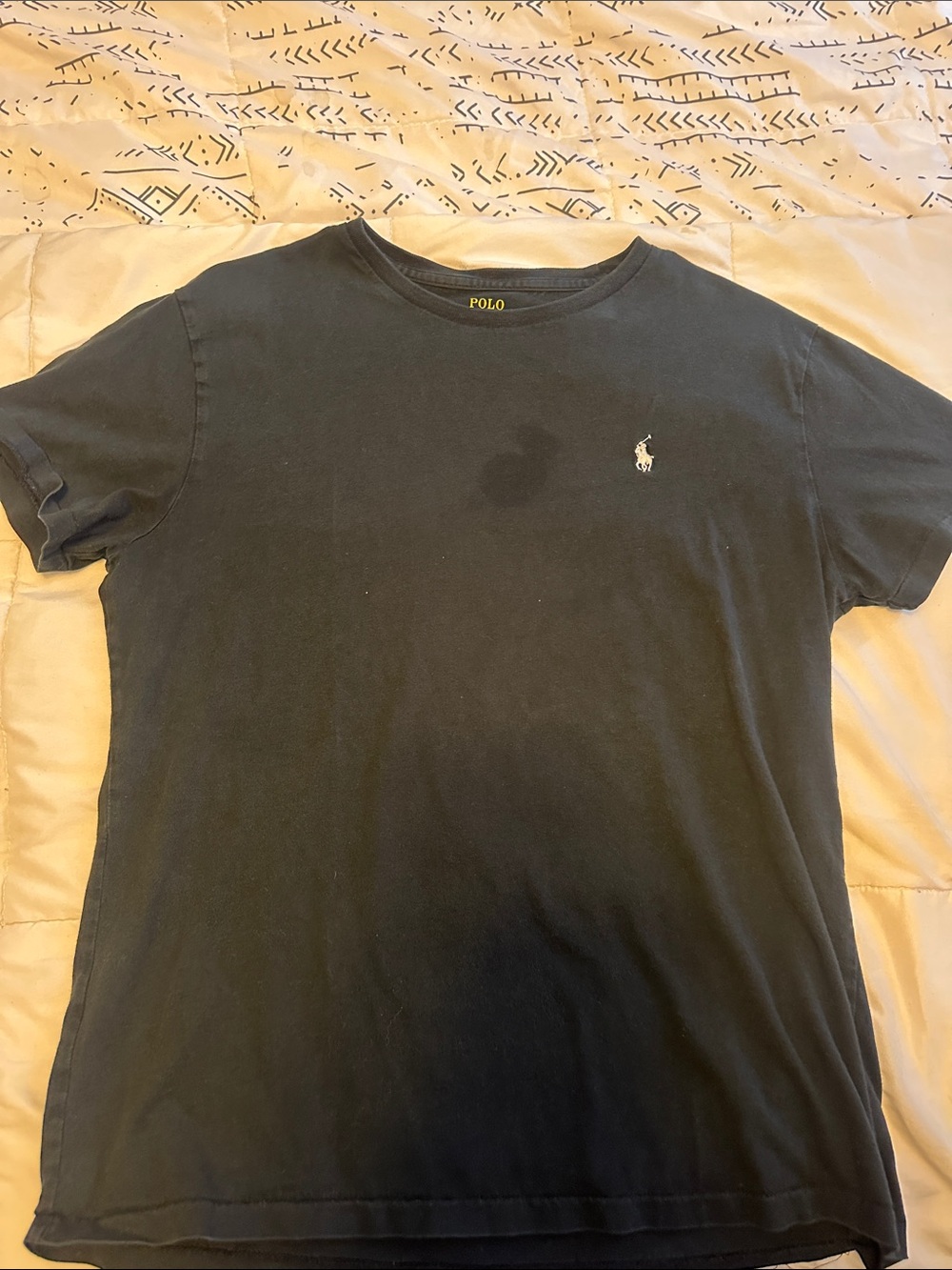 Polo by Ralph Lauren Short Sleeve Crew Tee in Dark Blue with Embroidered Pony